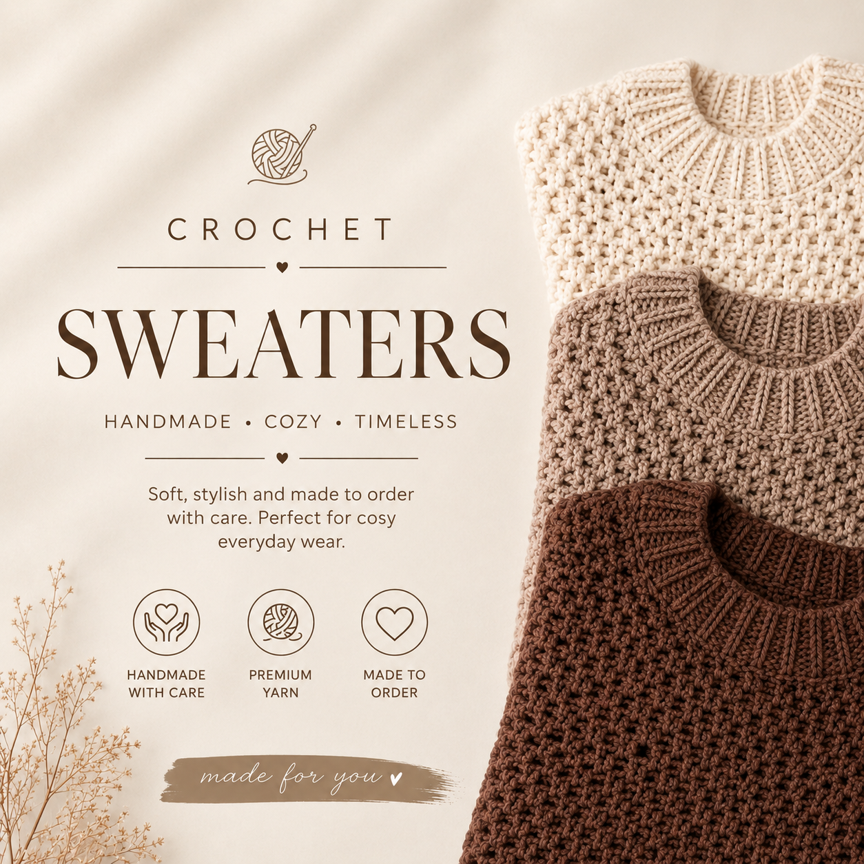 Crochet Sweaters