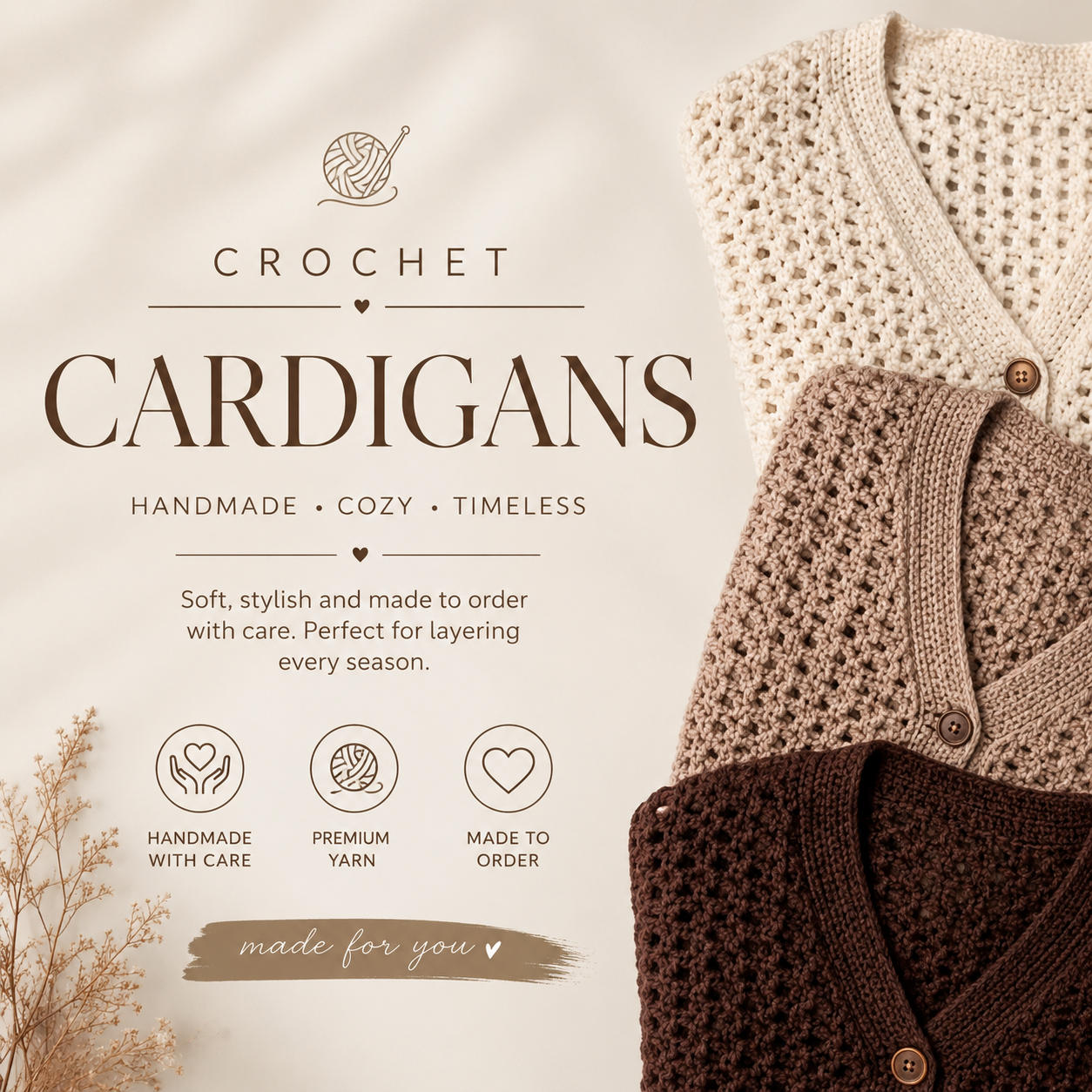 Crochet Cardigans