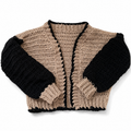 Cropped Crochet Cardigan