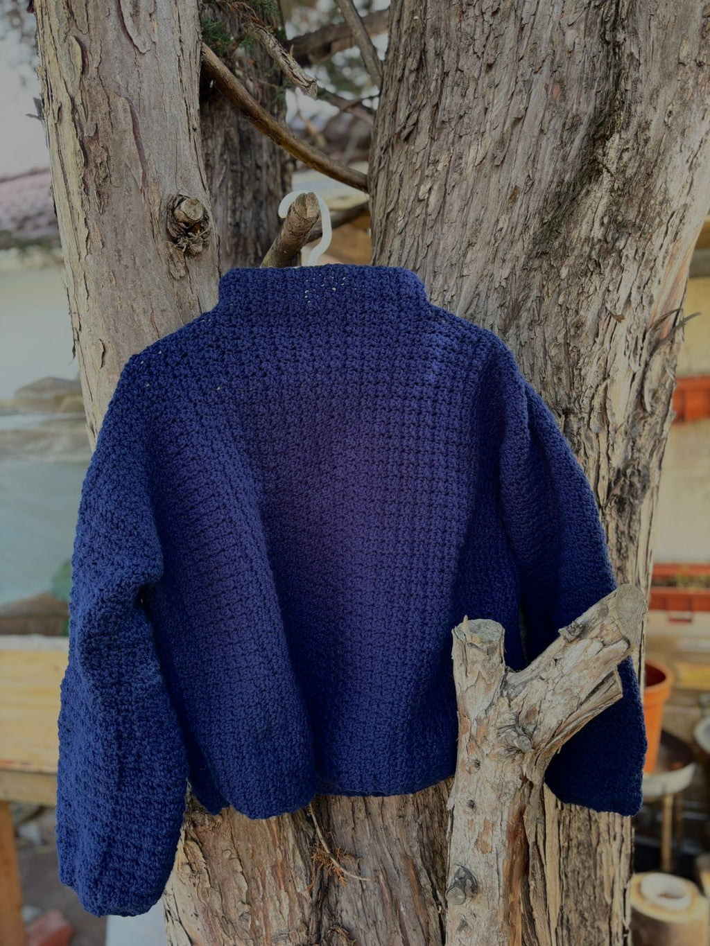 Midnight Crochet Sweater